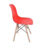 Cadeira Eiffel Charles Eames em Abs com Base de Madeira Dsw - Facthus - 3