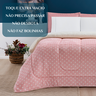 Edredom Casal Queen Size Romance Dupla Face Super Luxuoso:rose - 5