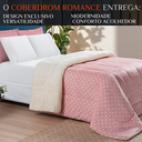 Ver imagem 2 de Edredom Casal Queen Size Romance Dupla Face Super Luxuoso:rose