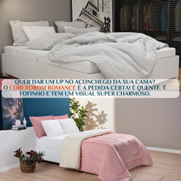 Edredom Casal Queen Size Romance Dupla Face Super Luxuoso:rose - 4
