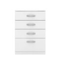 Ver imagem 2 de Cômoda 4 Gavetas Astral Branco Demobile