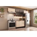Ver imagem 3 de Cozinha Modulada Carraro Alpha Carraro 4 Peças Alpha C4P182 Freijo/Off White