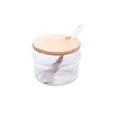Ver imagem 3 de Conjunto 3 Porta Temperos de Vidro e Bambu 230 Ml Wolff