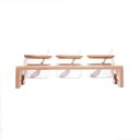 Ver imagem 2 de Conjunto 3 Porta Temperos de Vidro e Bambu 230 Ml Wolff