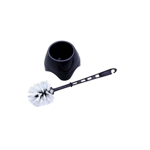 Kit 3 Escova Sanitária C/ Pote Preta Saniblack Plus - Mileva