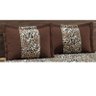 Kit Colcha Casal Queen com Cortina 4 Peças Valentina Tabaco - Bia Enxovais - 4