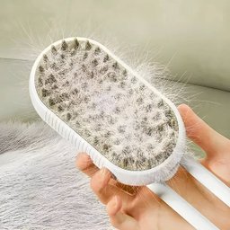 Escova a Vapor para Pets 3 em 1 Branco com Laranja - 5