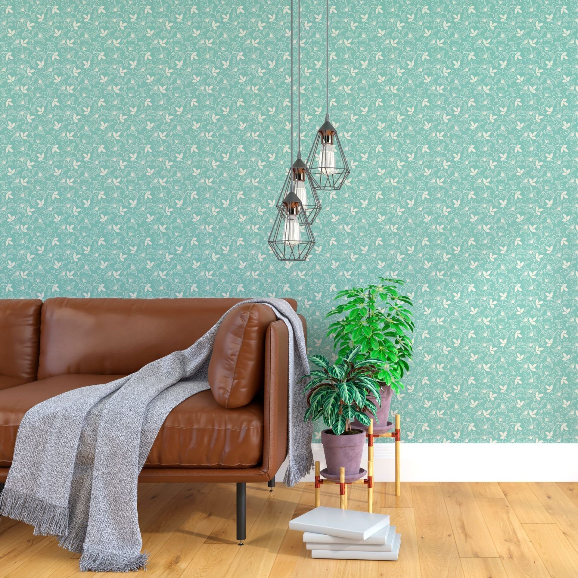 Papel de Parede Adesivo Floral Decor 04