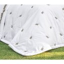 Ver imagem 2 de Kit Cobre Leito King Mondrean Percal 200 Fios 3 Peças Branco - Vilela Enxovais