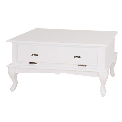 Mesa de Centro Antique Com 02 Gavetas Basculantes 1006 Nude