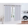 Cortina para Varão Simples Corta Luz 2,80m x 2,80m Branco - Vilela Enxovais - 2