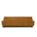 Ver imagem 6 de Sofá Decorativo Ashton 3 Lugares Sala de Estar 256cm Pés em Aço Couro Caramelo G88 - Gran Belo