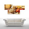 Quadro Decorativo Abstrato 1711: 80cm (A) x 170cm (L) - 4