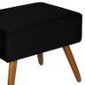 Puff Decorativo Dubai Suede Preto - 2