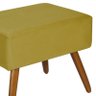 Puff Decorativo Dubai Suede Amarelo - 2