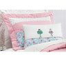 Kit Colcha Solteiro 04 Peças Percal 200 Fios Bailarina Rosa - Bernadete Casa - 3