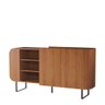 Buffet Aparador Flow para Sala de Jantar com 2 Portas Pés de Aço Moderno Potenza - 3