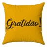 Kit Capas Almofadas Decorativas Gratidão Fé 45x45 - ID Decor 12 Amarelo Gema - 2