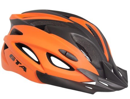 Capacete Gta Inmold - Preto/Laranja - M - 1