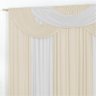 Cortina para Varão Simples 4,00M x 2,80M Duo Palha - Bordado Ricardo - 2
