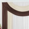 Cortina para Varão Simples 3,00M x 2,80M Athena Tabaco - Bordados Ricardo - 2
