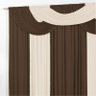 Cortina para Varão Simples 4,00M x 2,80M Duo Tabaco - Bordados Ricardo - 2