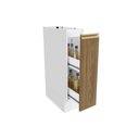 Ver imagem 2 de Nicho Porta Condimentos Celeste Kappesberg 100% Mdf Branco/nogueira 20cm