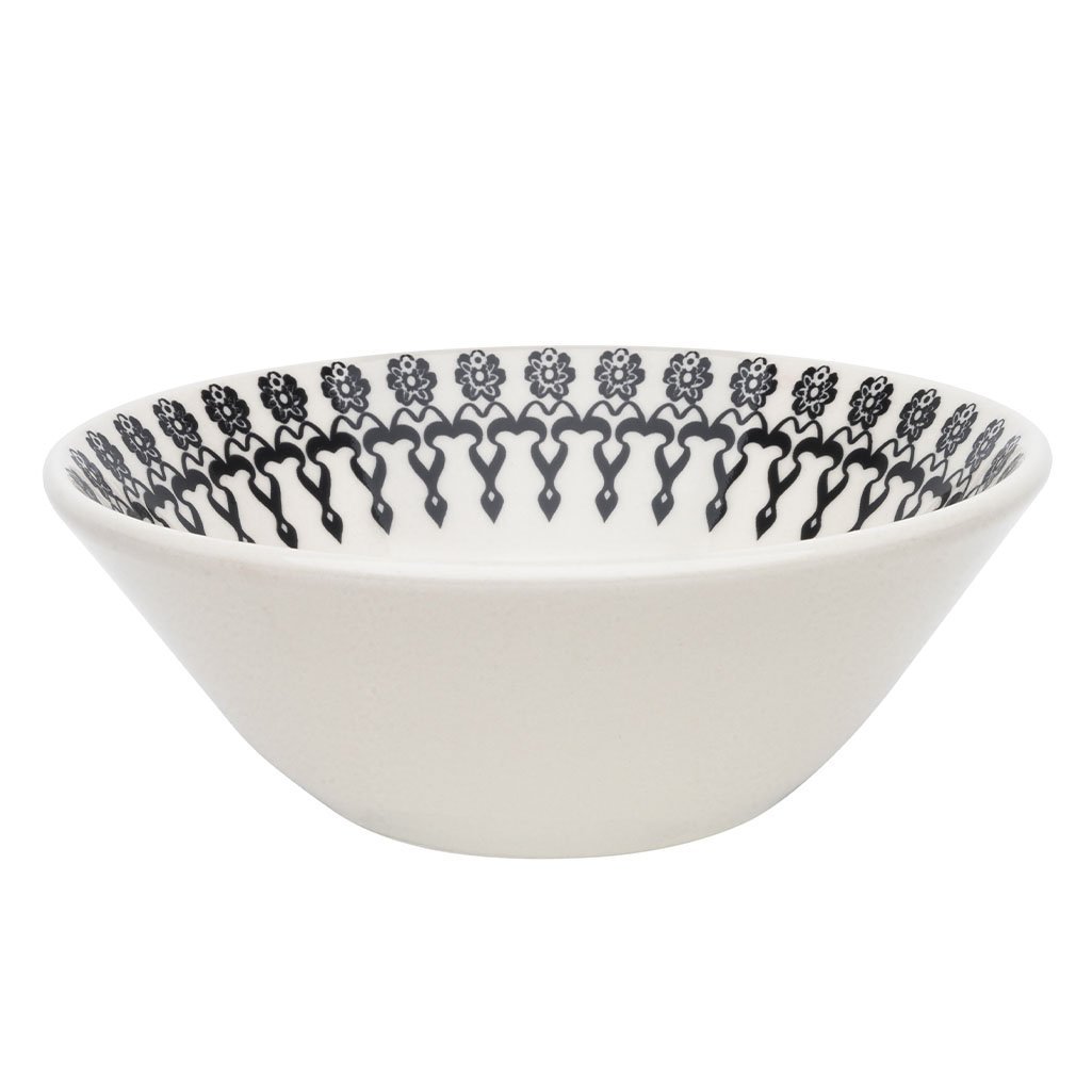 Kit Tigelas Bowl e Pratos de Sobremesa 12 Peças Donna Folk Oxford® Cerâmica - 2