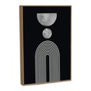 Ver imagem 1 de Quadro Decorativo Obscuros Ii com Moldura Filete