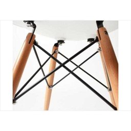 Cadeira Eiffel Charles Eames em Abs com Base de Madeira Dsw - 3