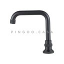 Ver imagem 2 de Torneira Para Banheiro Misturador Duplo Comando Jatobá Pingoo.casa - Preto e Dourado