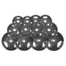 Kit de Anilhas Sport Luxo 50 Kg + Barras com Presilhas - 2