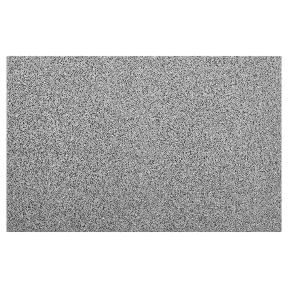 Tapete Vinil Silver 10mm em Rolo 60cm x 12m Base Fundida Cinza Kapazi - 1