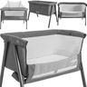 Berço para Bebe Co-leito Lazy Grafite Kiddo - 3
