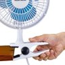 Mini Ventilador de Mesa 20cm 220V Branco e Azul Ventisol Mv20 - 4