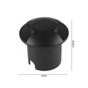 Ver imagem 2 de Balizador de Solo Led Taschibra Dome 2 Fachos Preto Bivolt