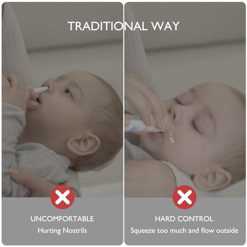 Momcozy Aspirador Nasal Elétrico 2-em-1 com Spray para Bebê Branco - 3