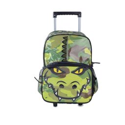 Mochila Escolar C/Rodas Up4You Jacaré Vede - Ic3774 Luxcel - 1