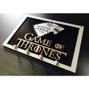 Ver imagem 2 de Porta Chaves Game Of Thrones 4 Em Mdf Tamanho 22 X 15,2 Cm