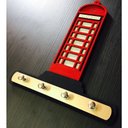 Ver imagem 2 de Porta Chaves Cabine Em Mdf Tamanho 19 X 21 Cm