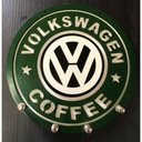 Ver imagem 1 de Porta Chaves Volkswagen Em Mdf Tamanho 21 Cm