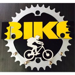 Porta Chaves Bike Em Mdf Tamanho 22 X 20,5 Cm - 1