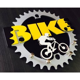Porta Chaves Bike Em Mdf Tamanho 22 X 20,5 Cm - 2