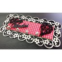 Ver imagem 1 de Porta Chaves Bem Vindos ROSA Em Mdf Tamanho 25,5 X 12,5 Cm