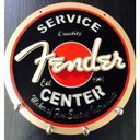 Ver imagem 1 de Porta Chaves Fender Em Mdf Tamanho 21 Cm