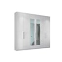 Ver imagem 1 de Guarda Roupa 6 Portas e 2 Gavetas c/ Espelho PH1707 Branco - Herval