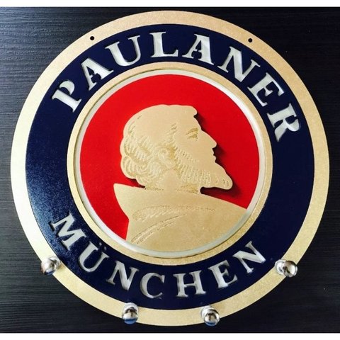 Porta Chaves Paulaner Em Mdf Tamanho 21 Cm