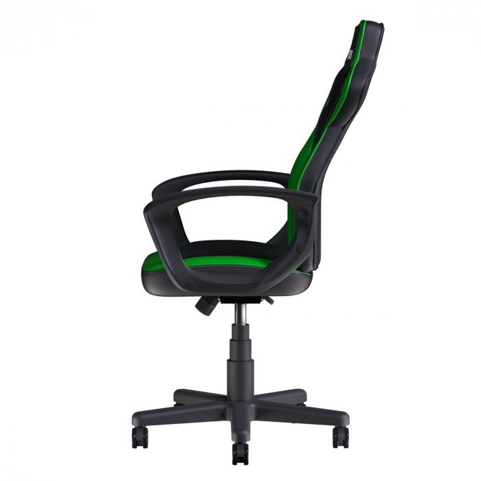 Cadeira De Escritório Mad Racer Turbo Savage Green Gamer Em Couro Sintético Encosto Moderno - 4