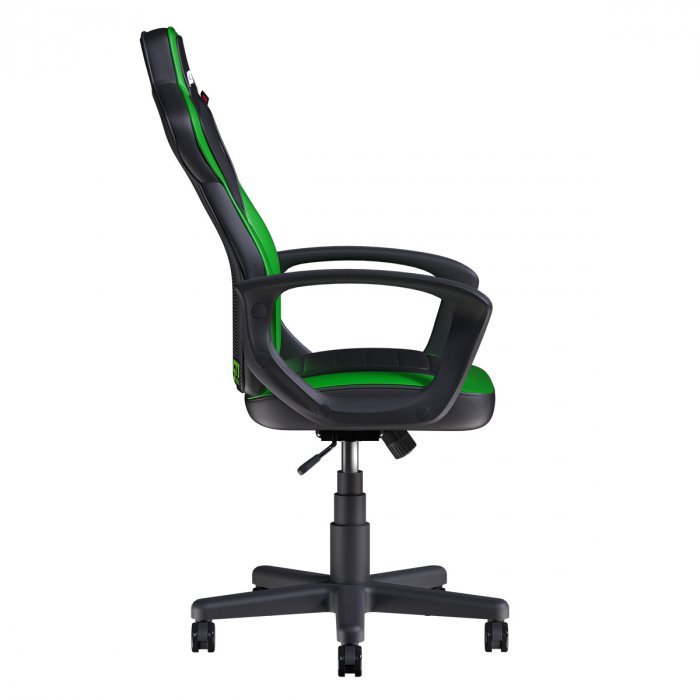 Cadeira De Escritório Mad Racer Turbo Savage Green Gamer Em Couro Sintético Encosto Moderno - 3