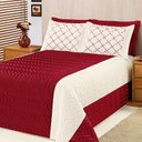 Ver imagem 1 de Cobre Leito Poly Vermelho Super King